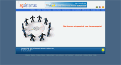Desktop Screenshot of agsistemas.com.br